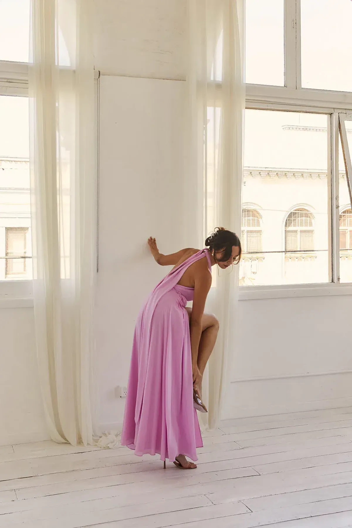 Calia Collection Antonia Dress Soft Pink Lilac Size 8 - Image 5