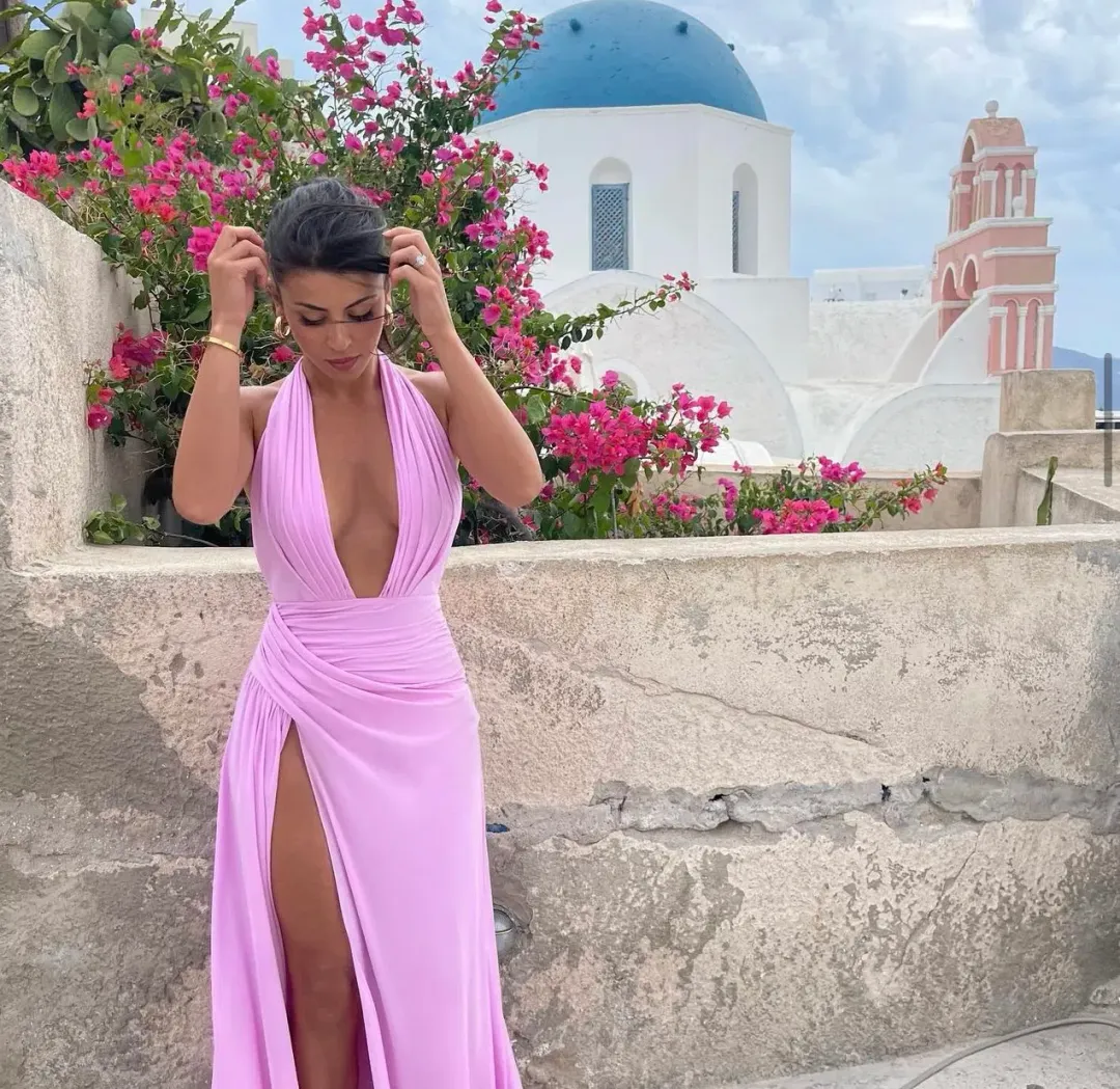 Calia Collection Antonia Dress Soft Pink Lilac Size 8 for rent on The Volte - main image