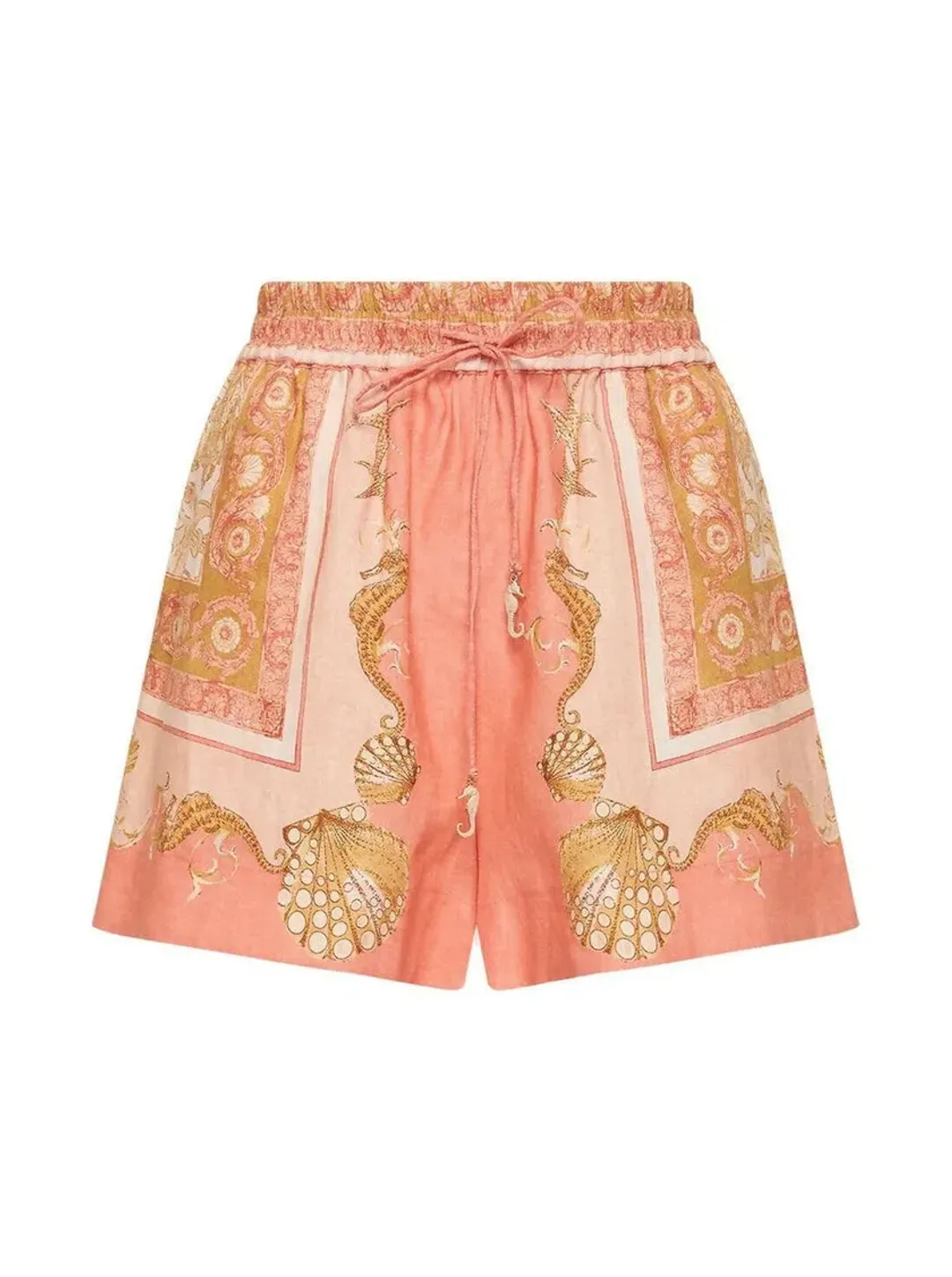 Alemais Ursula Shirt and Short Set Pink Size AU 14 for rent on The Volte - main image