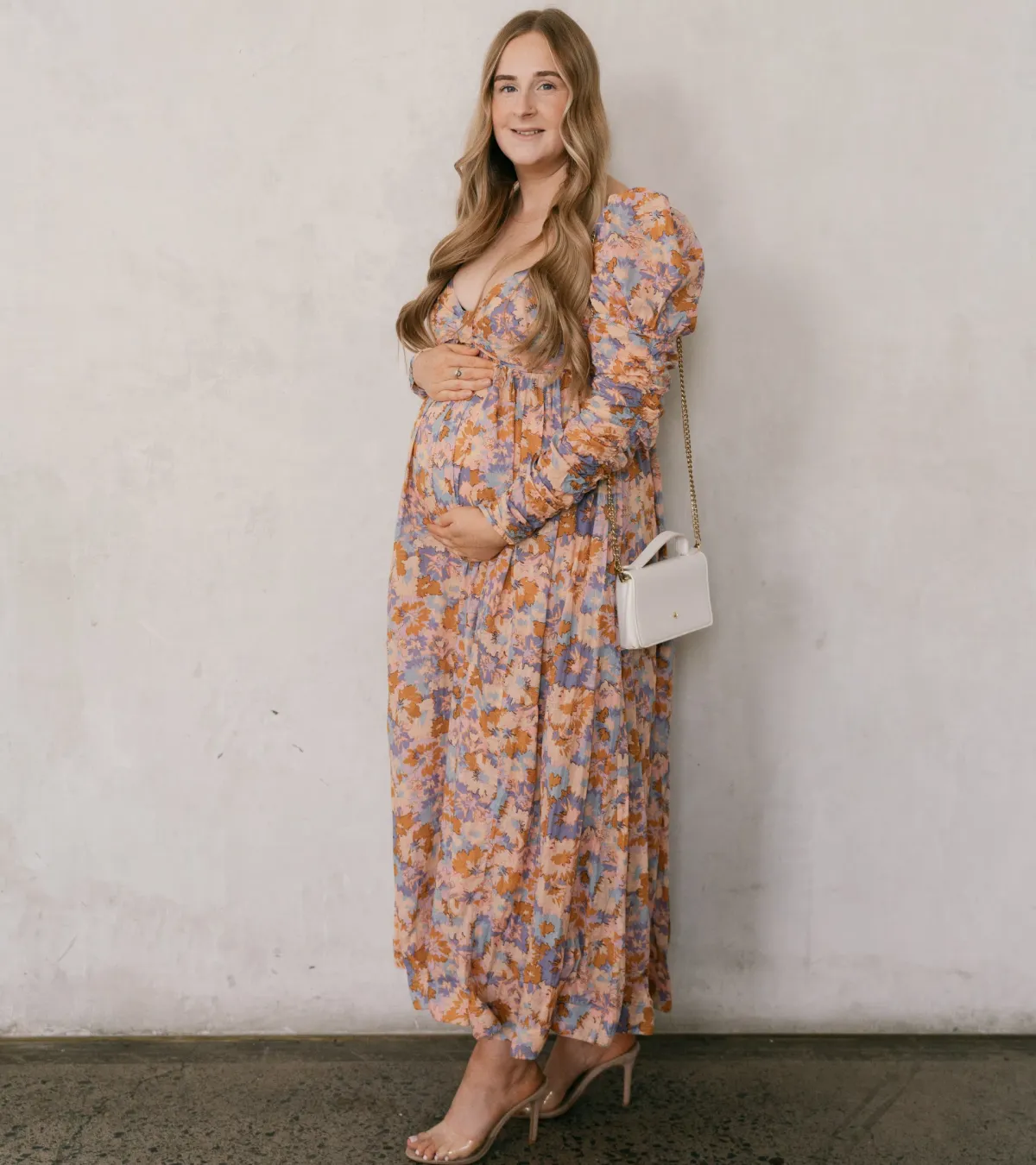 Zimmermann Violet Twist Front Midi Dress Multi Floral Size 4 / AU 12-14 - Image 5