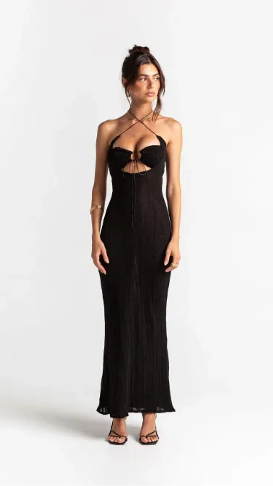 Arcina Ori Cindy Dress Black Size 6 for rent on The Volte - main image