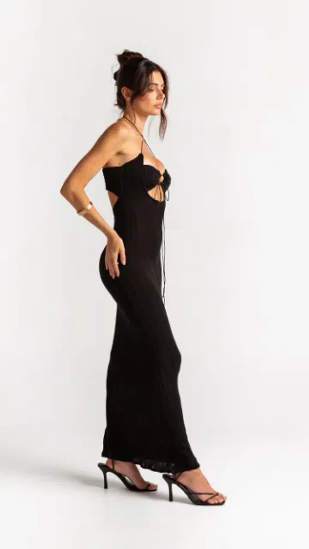 Arcina Ori Cindy Dress Black Size 6 for rent on The Volte - main image