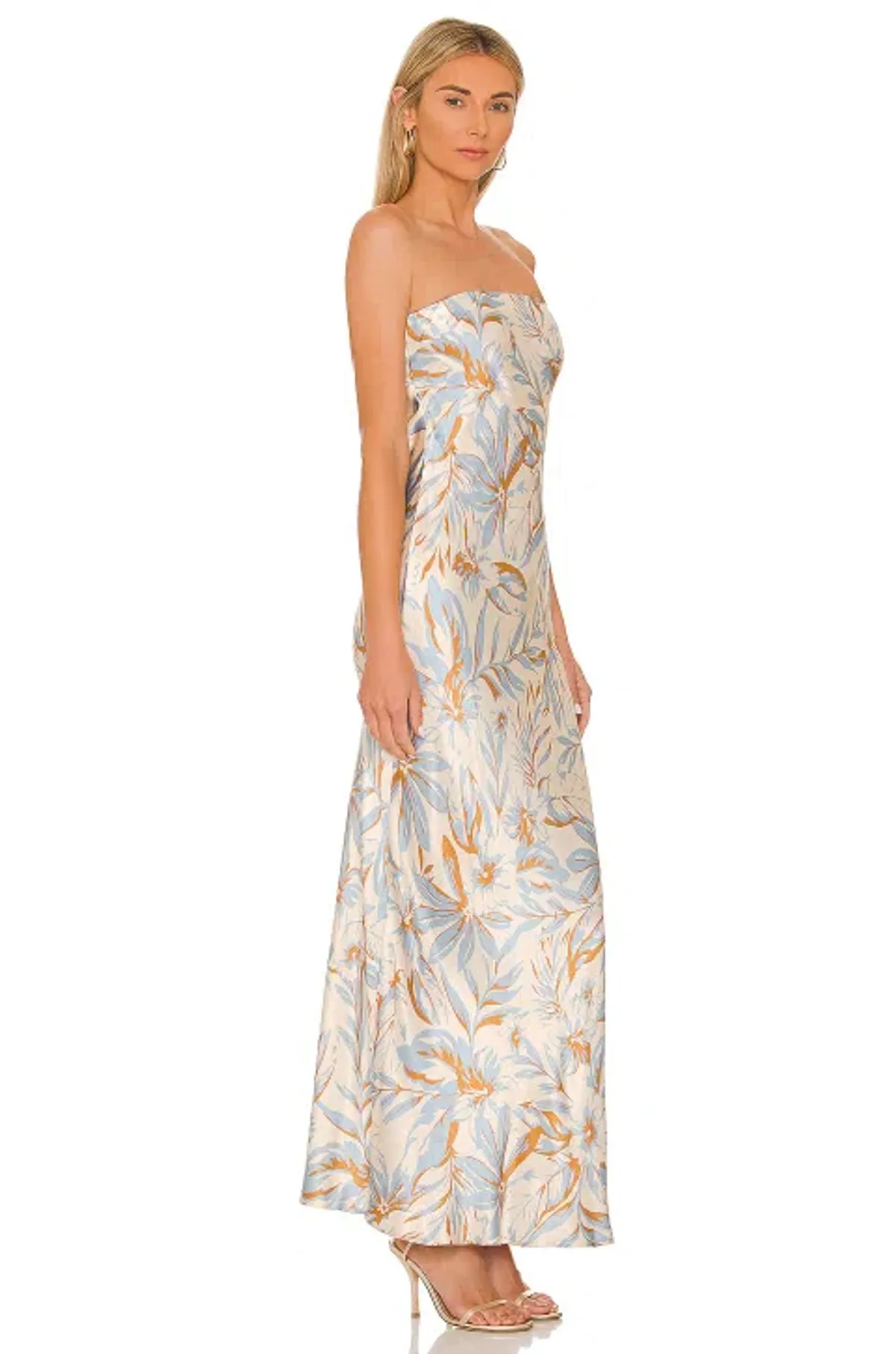 Bec & Bridge Stella Strapless Dress Print Size 8 - Image 2