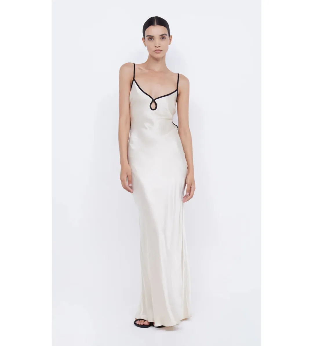 Bec & Bridge Cedar City Maxi Dress Sand/Black Size 6 for rent on The Volte - main image