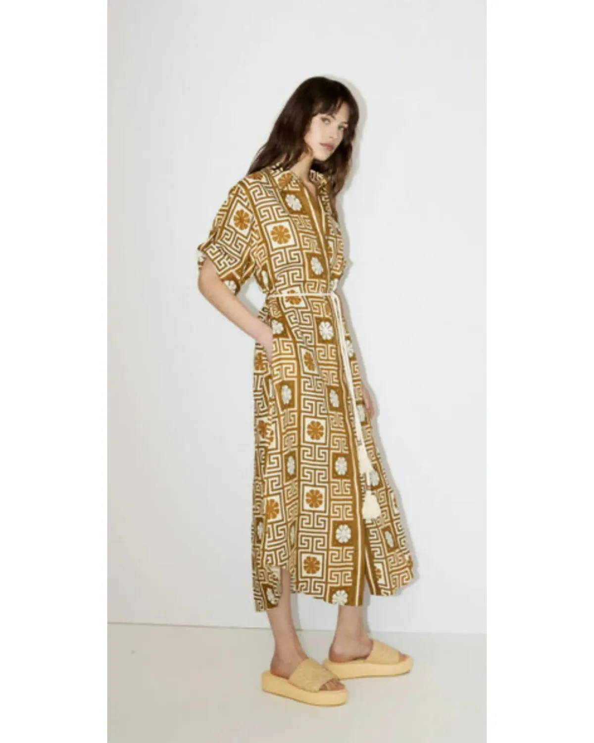 Alemais Dimi Shirtdress Print Size AU 14 - Image 1
