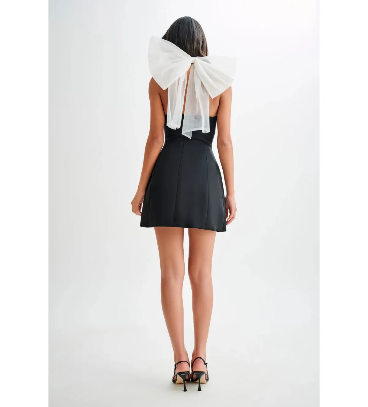 Meshki Mini Tulle Dress Black Size 4 - Image 3