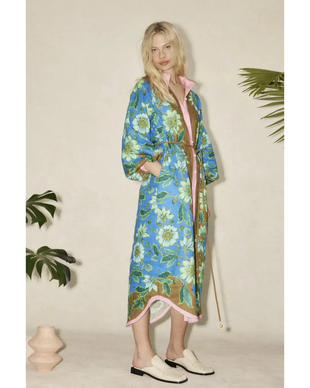 Alemais Winnie Shirtdress Multi Size AU 12  for rent on The Volte - main image