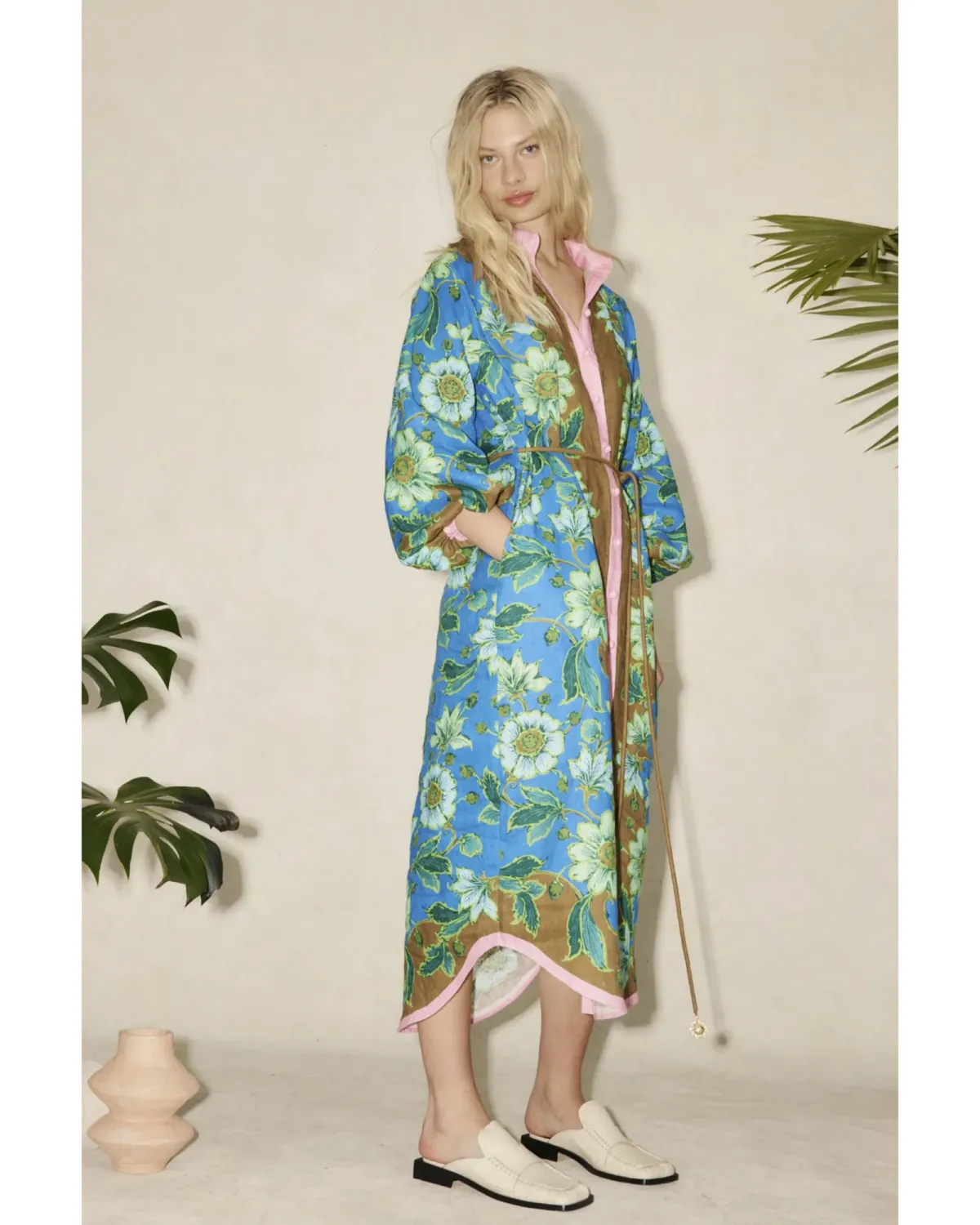 Alemais Winnie Shirtdress Multi Size AU 12  - Image 2