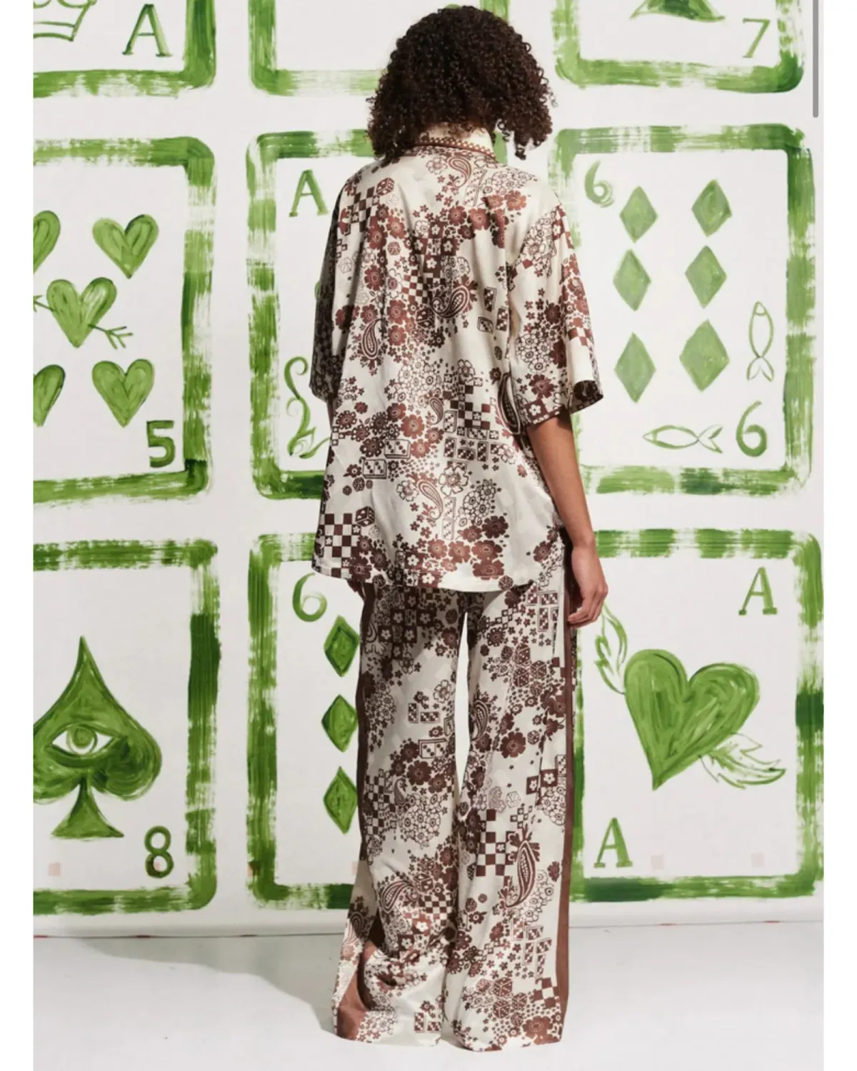 Alemais Vinnie Shirt and Pants Set Print Size AU 16 - Image 3