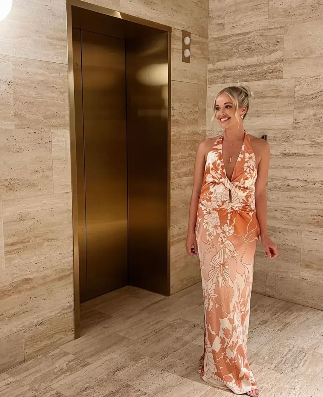 Sir The Label Como Twist Dress Paradiso Print Size 8 for rent on The Volte - main image