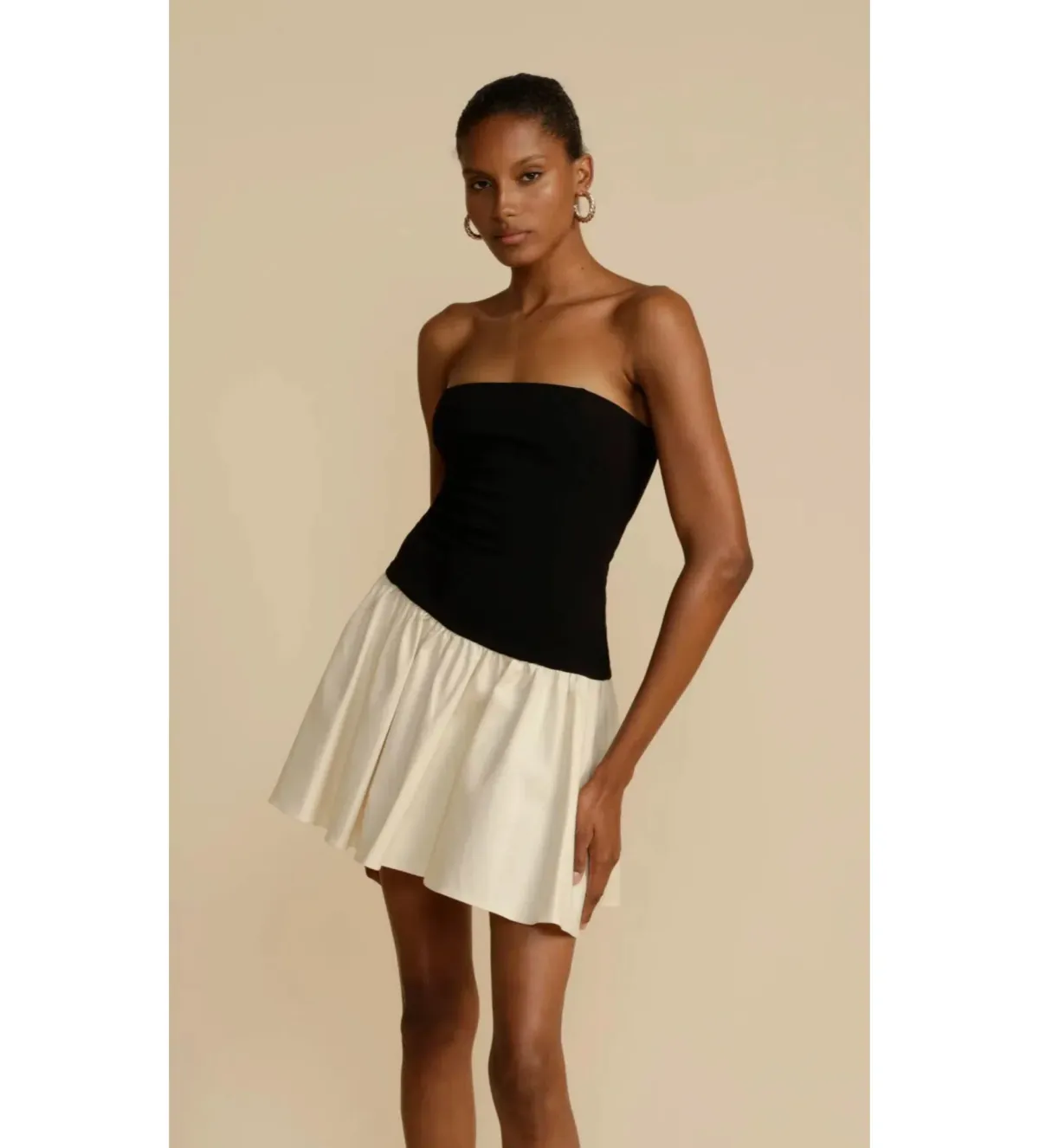 Arcina Ori Celine Dress Black / White Size 6 - Image 4