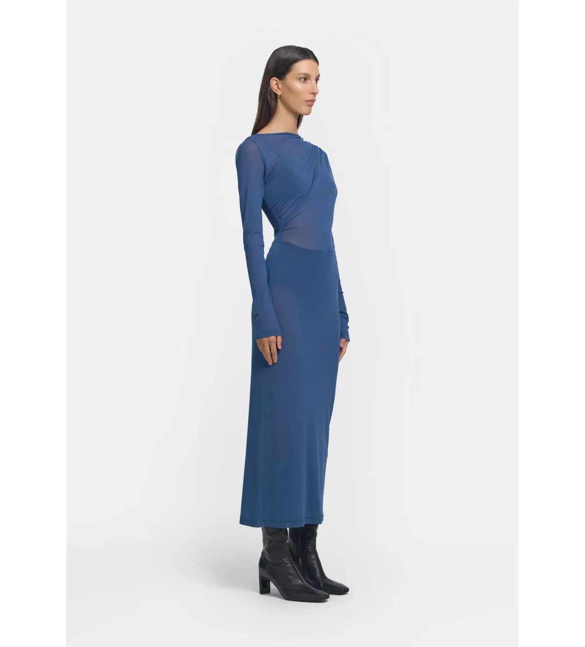 Viktoria and Woods Lovestruck Midi Dress in Blue Size 1/AU 8 - Image 2