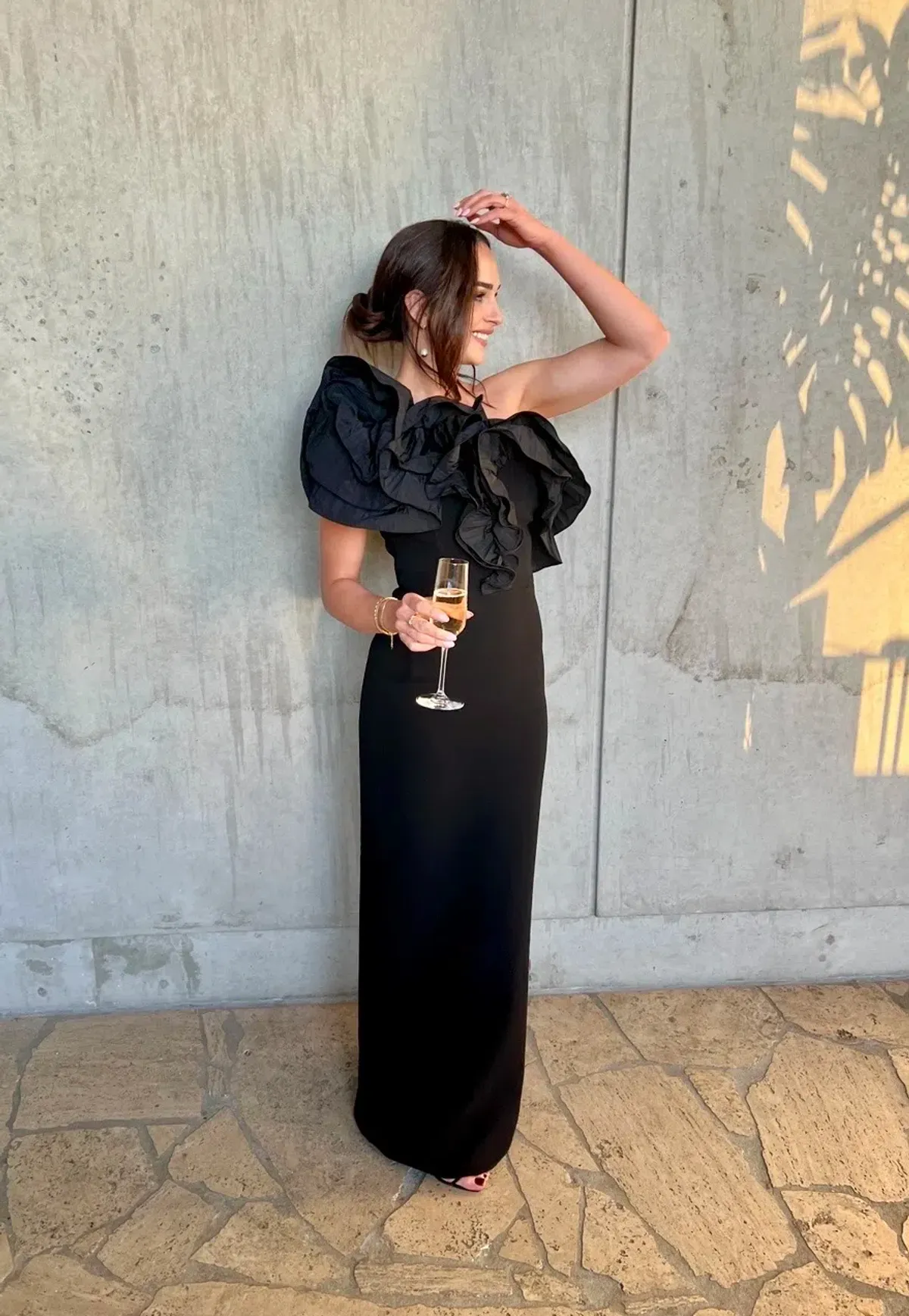 Rebecca Vallance Ella Gown Black Size 6 - Image 1