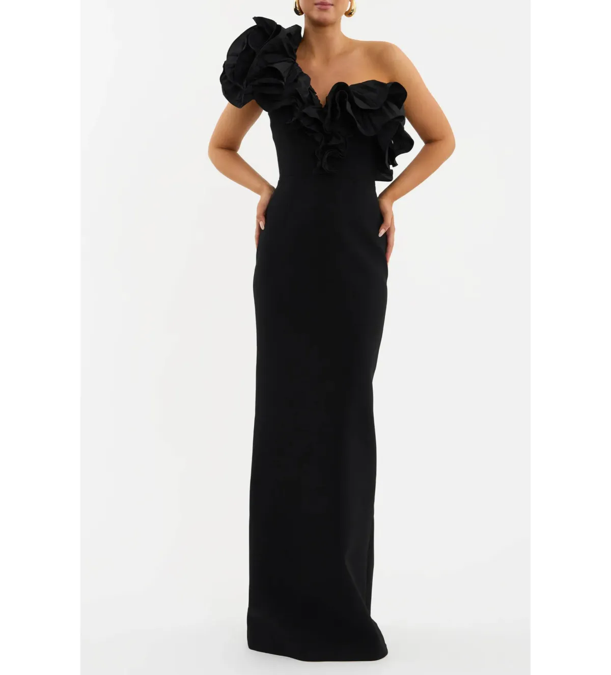 Rebecca Vallance Ella Gown Black Size 6 - Image 2