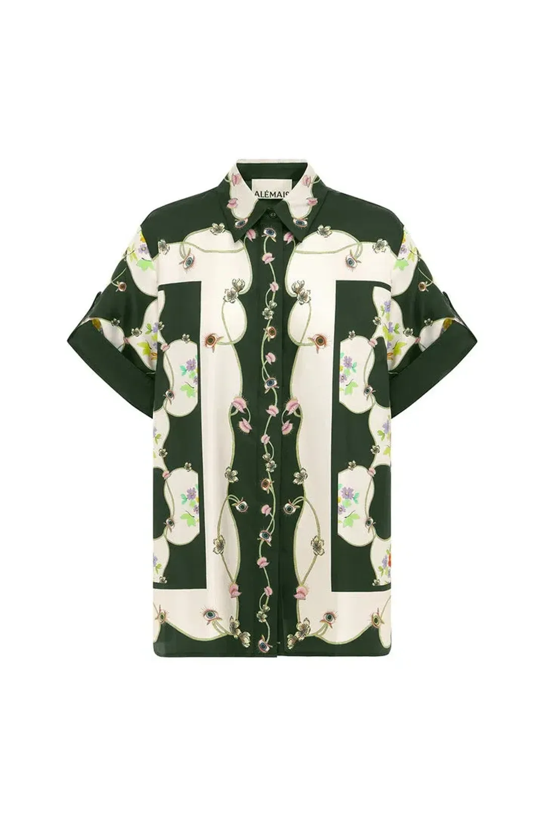 Alemais Venus Shirt and Pants Set Multi Floral Size 14 for rent on The Volte - main image