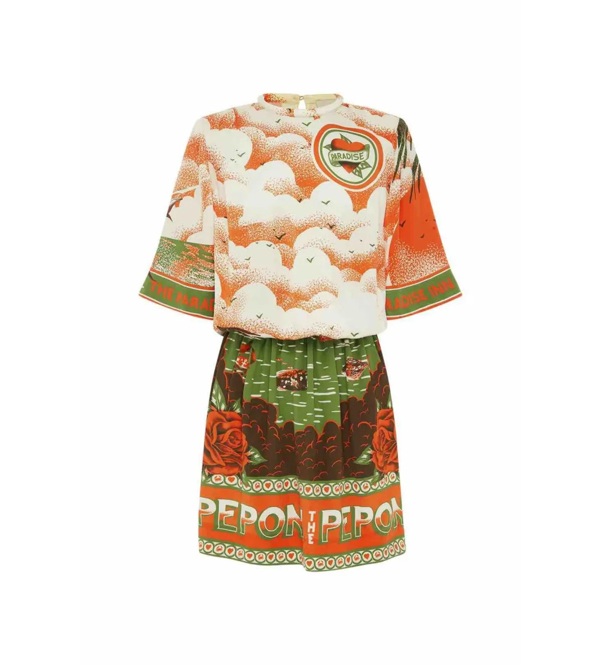 Alemais Bungalow Mini Dress Print Size 14 - Image 4