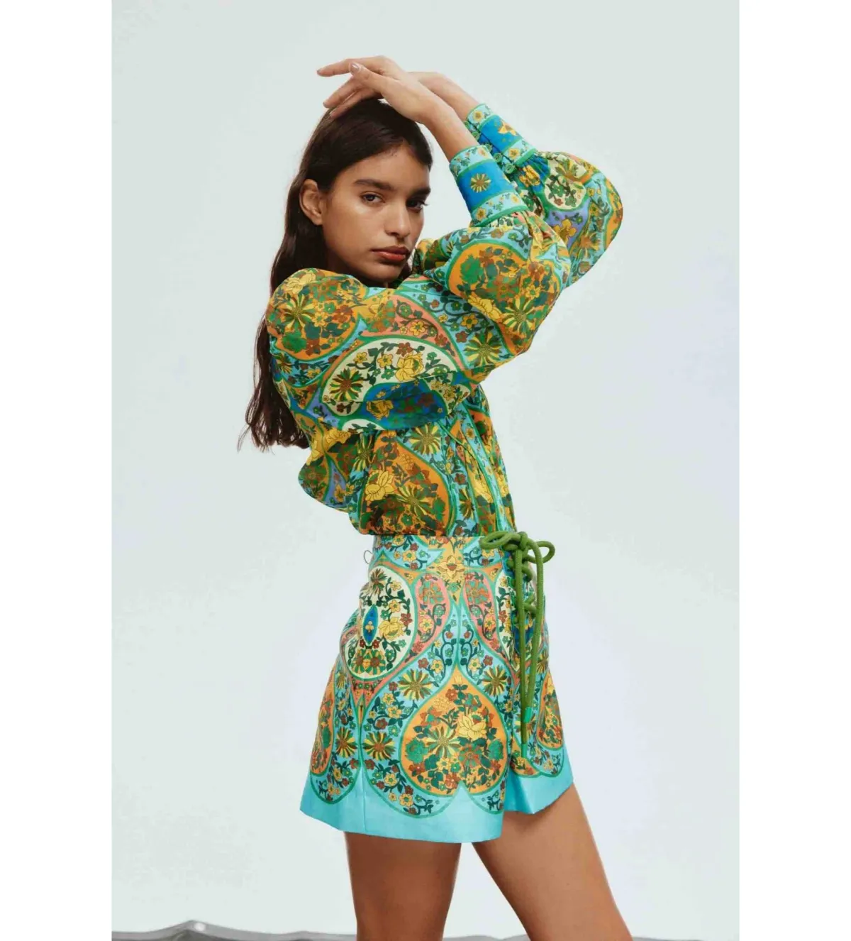 Alemais Sofie Blouse and Shorts Set Size 16 - Image 2