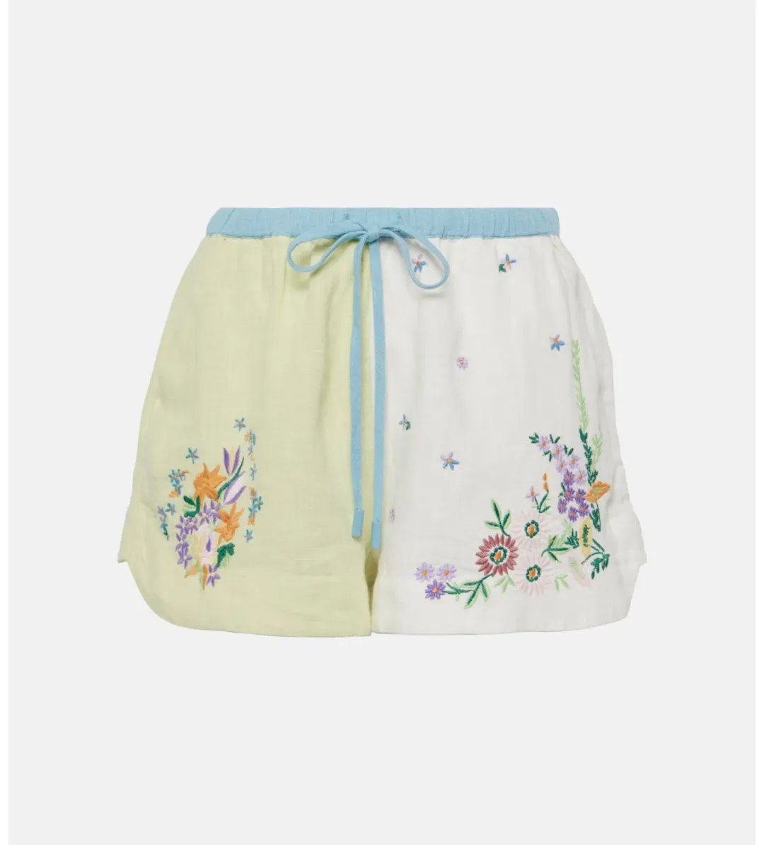 Alemais Willa Embroidered Shirt and Short Set Multi Floral Size 16 for rent on The Volte - main image