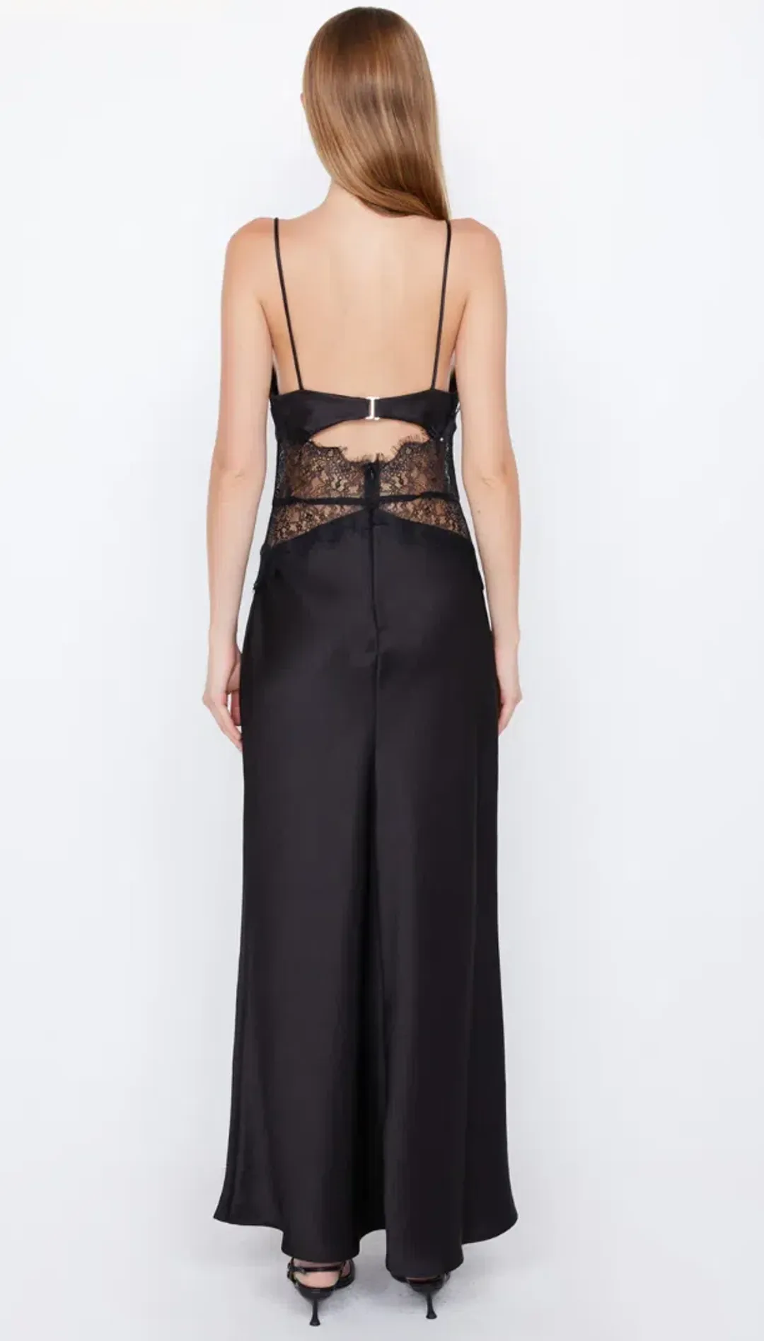 Bec & Bridge Camille Maxi Dress Black Size 8 for rent on The Volte - main image