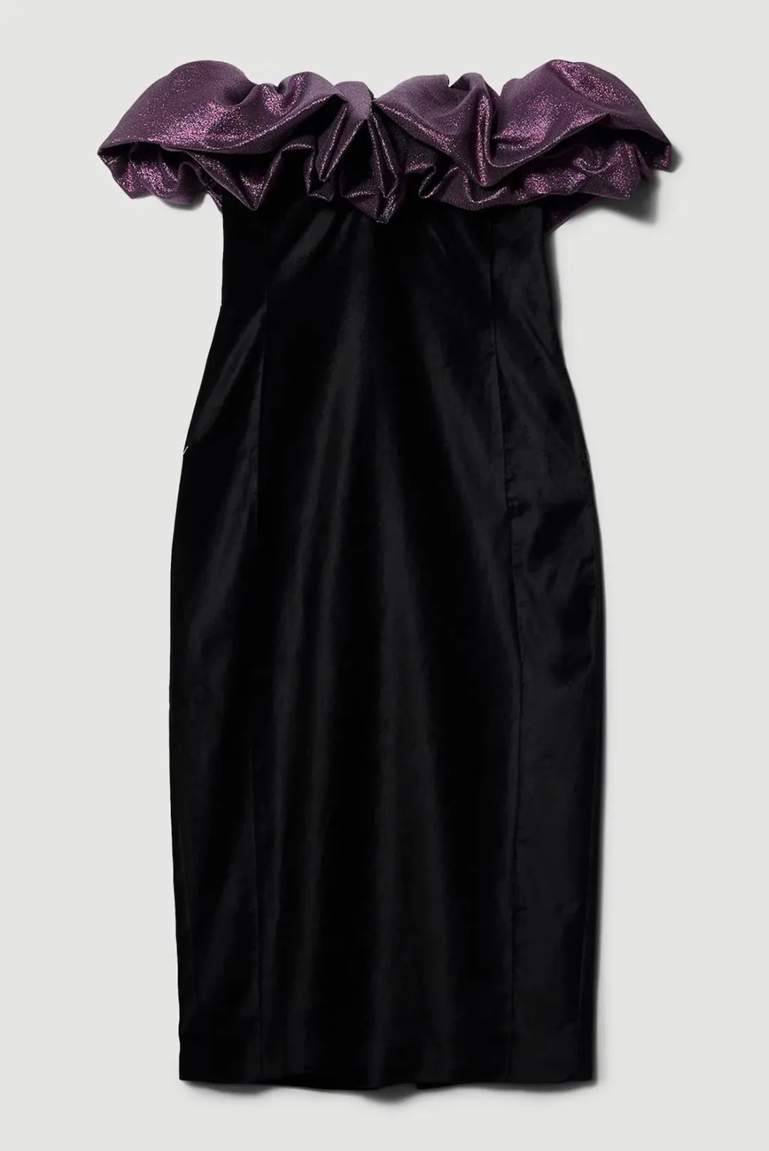 Karen Millen Jacquard Dress Black Size 10 for rent on The Volte - main image