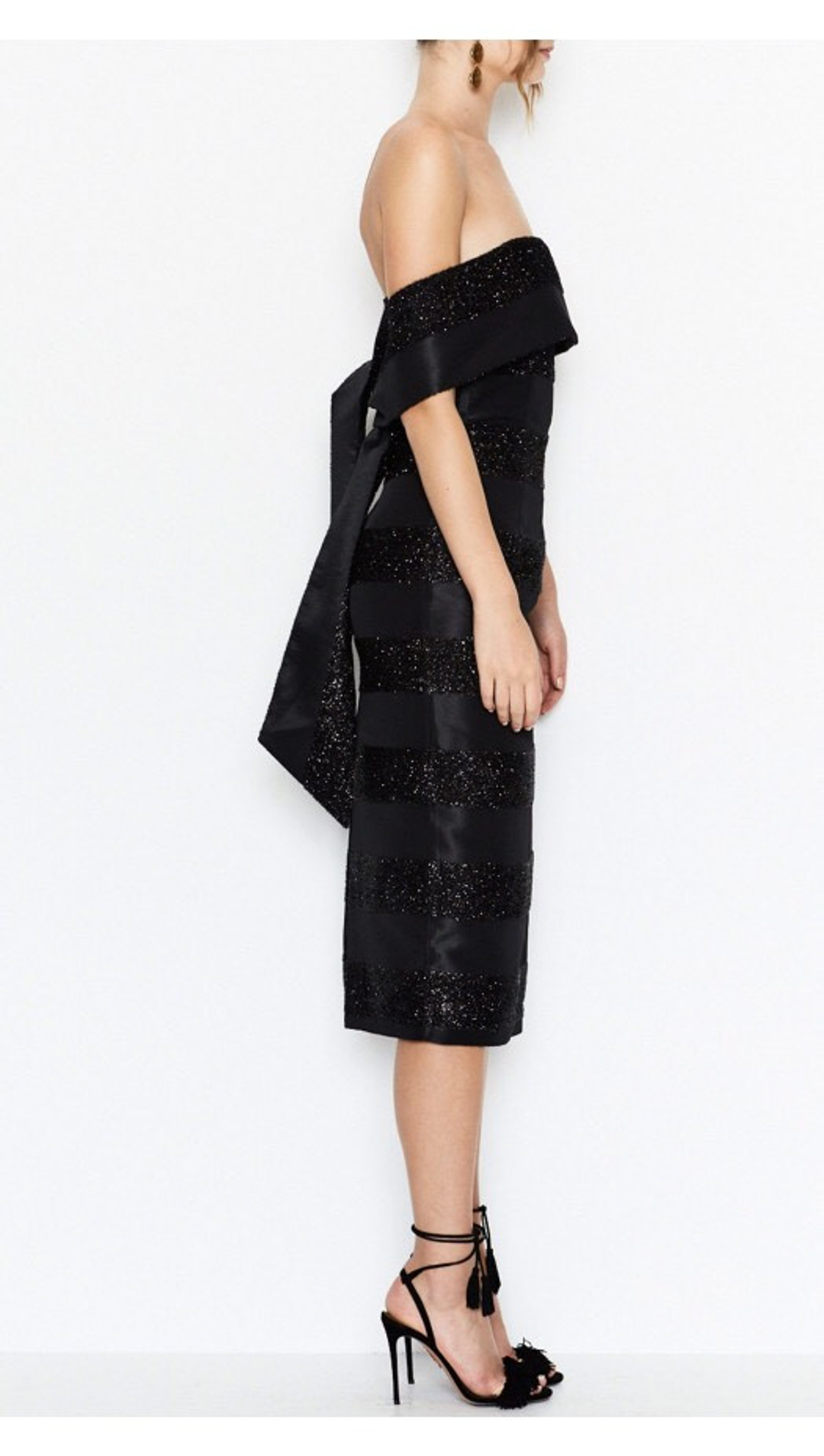 Alice McCall The Monroe Dress Black Size 10 for rent on The Volte - main image