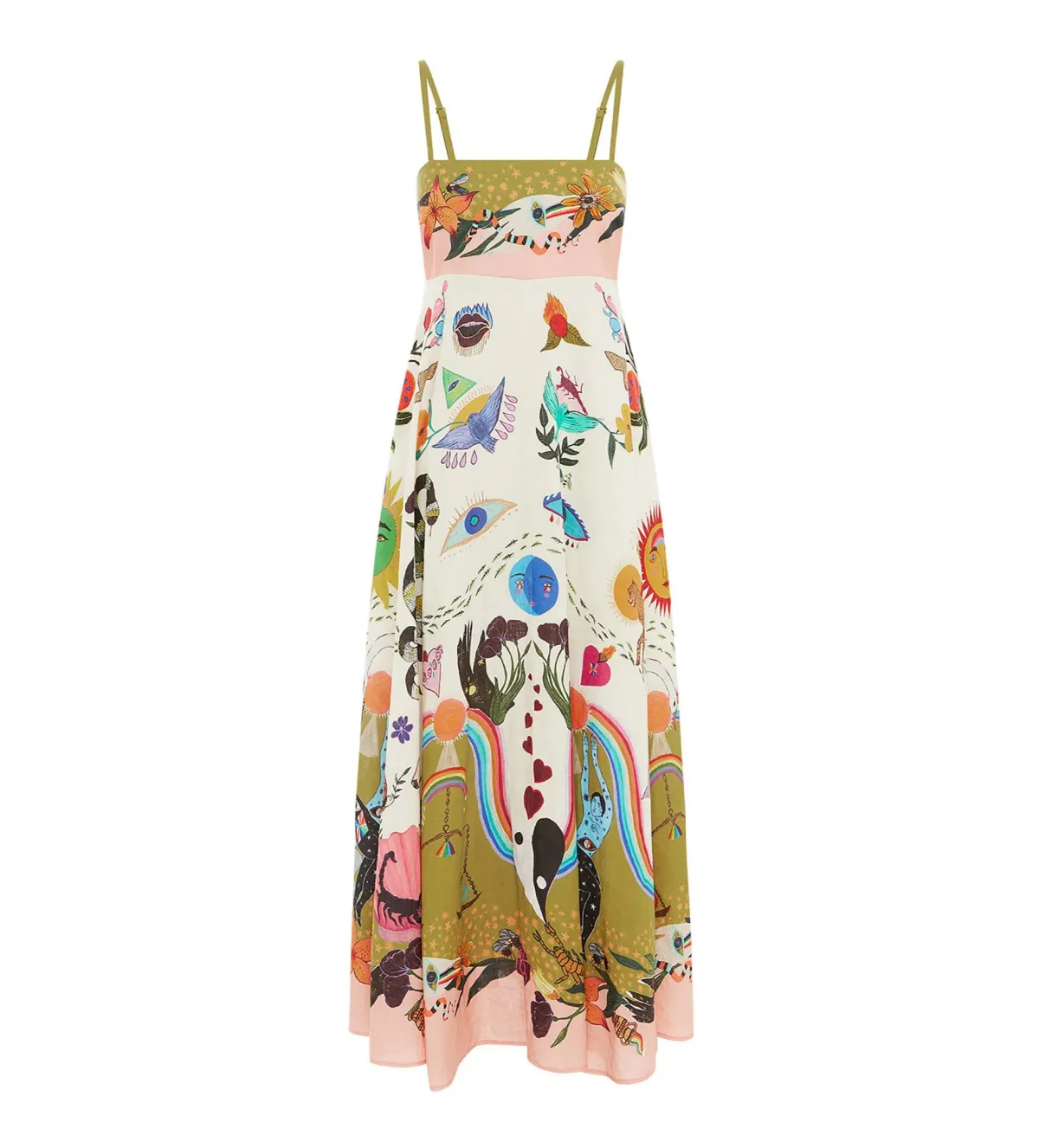 Alemais Evergreen Sundress Print Size 16  - Image 5