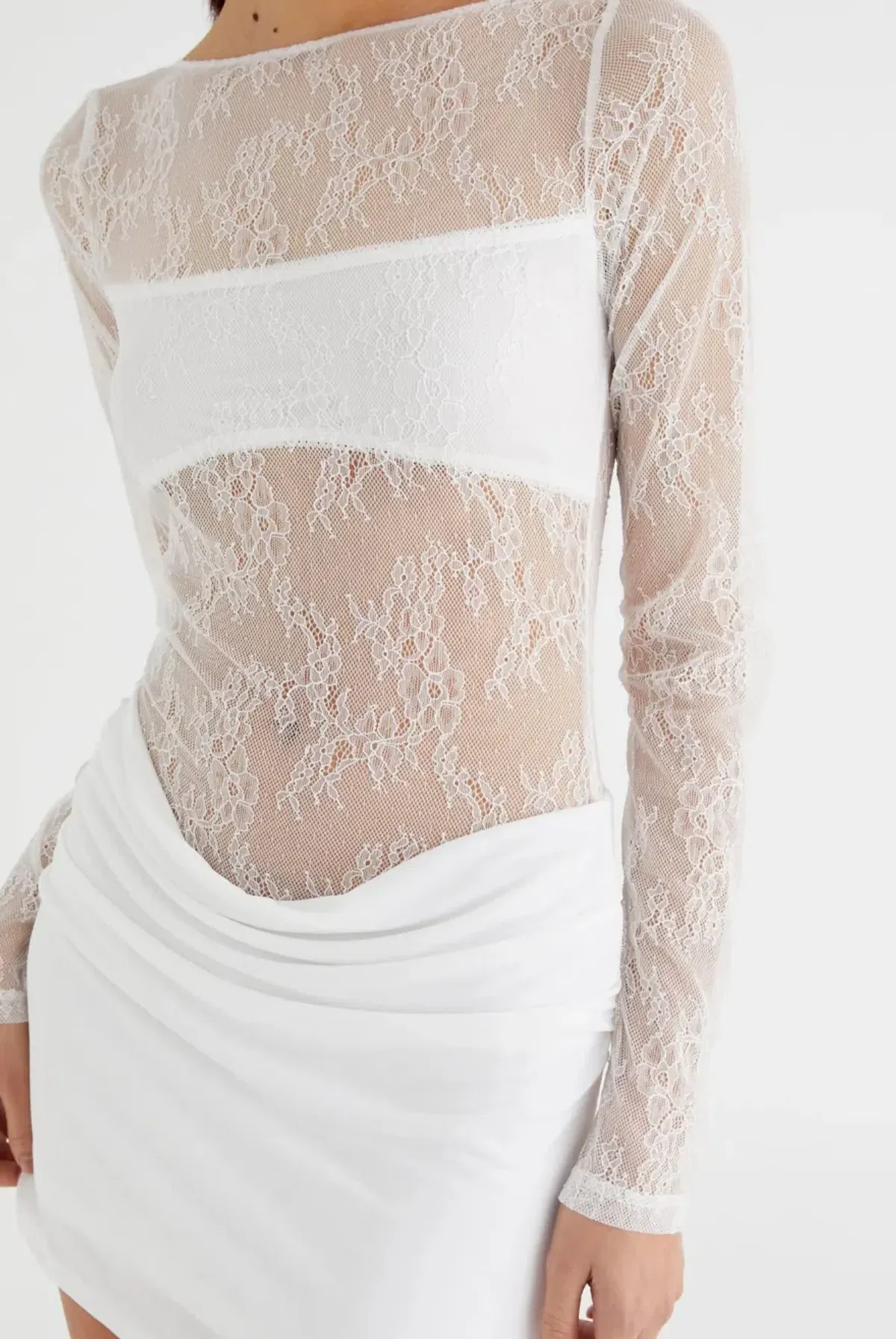 Benni Yana Lace Mini Dress AU 6 - Image 5