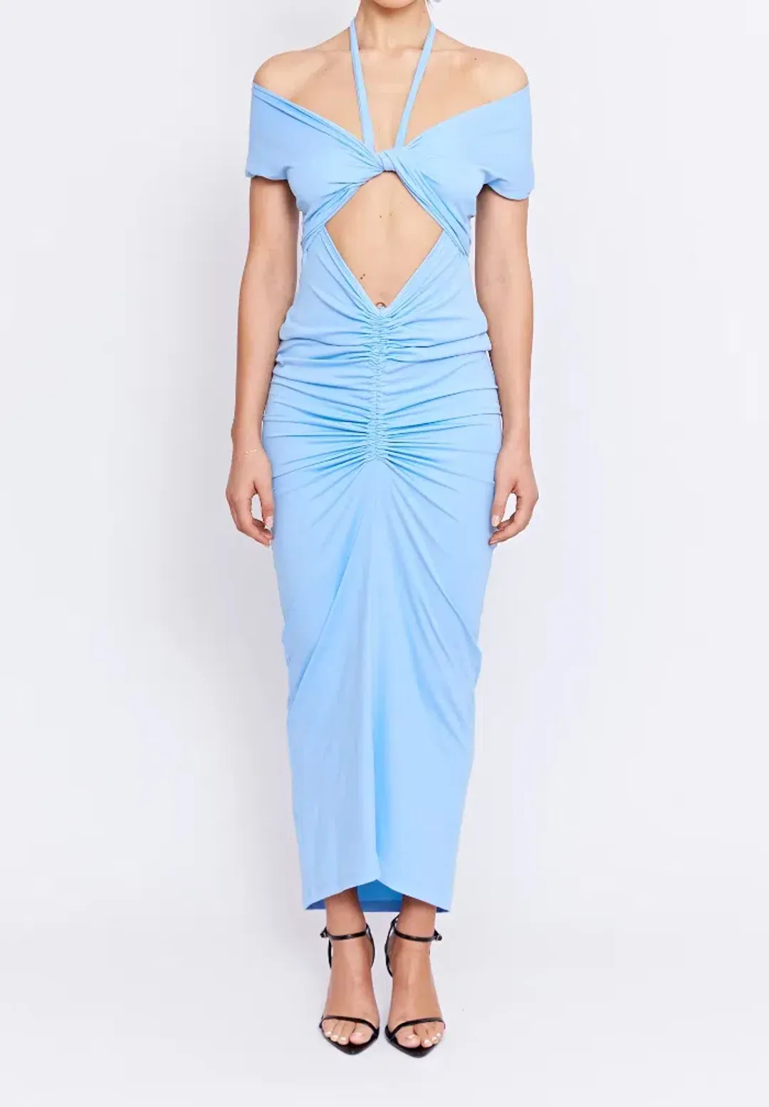 Pfeiffer Ramos Dress in Light Blue AU 10 for rent on The Volte - main image