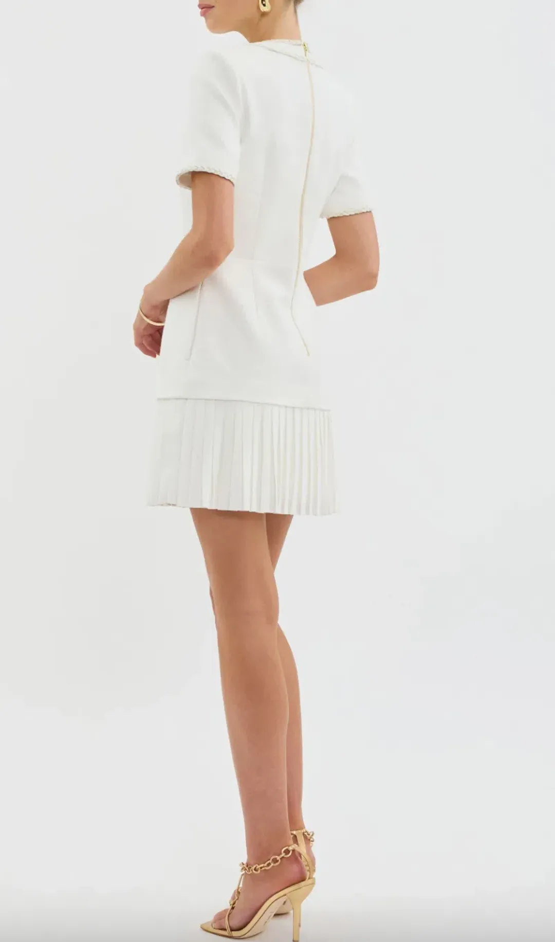 Rebecca Vallance Clarisse Button Mini Dress AU 8 for rent on The Volte - main image