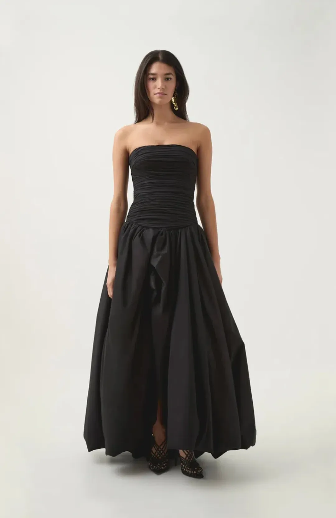 AJE Violette Bubble Hem Maxi Dress AU 8 for rent on The Volte - main image