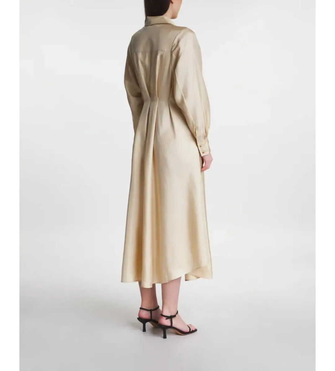 Zimmermann Natura Draped Shirt Dress Size AU 8 for rent on The Volte - main image