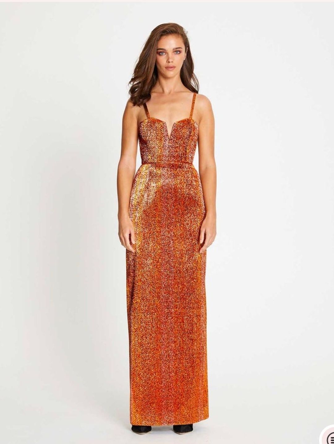 Alice McCall Electric Nights Dress/Gown - Copper size 8 for rent on The Volte - main image