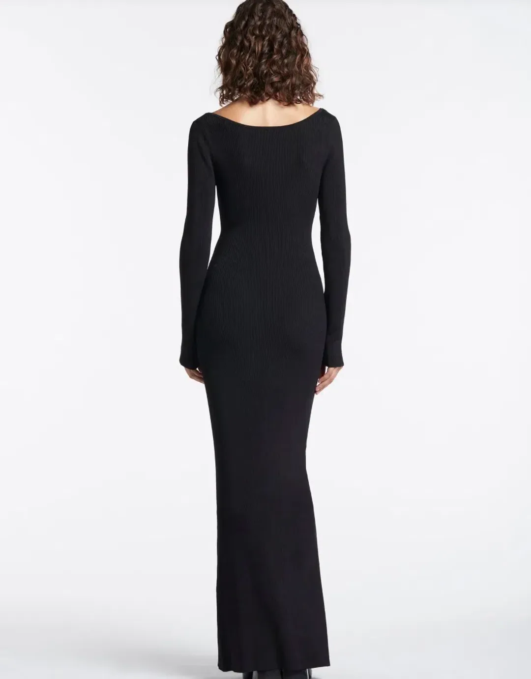 Sir The Label Petit Palace Midi Dress in Black for rent on The Volte - main image