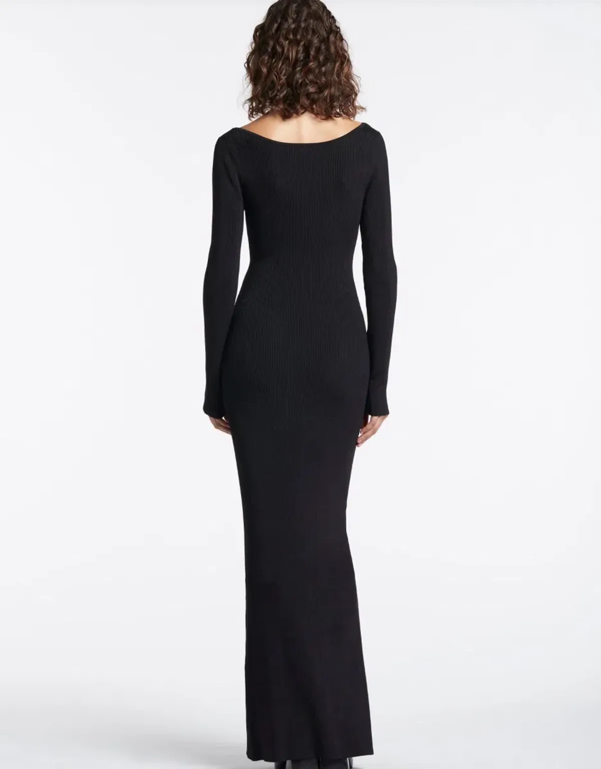 Sir The Label Petit Palace Midi Dress in Black - Image 3