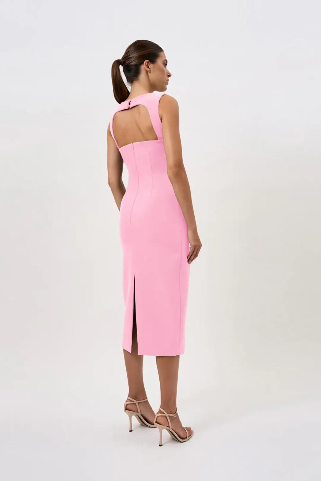 By Johnny Elara Curve Midi Dress Size 12 for rent on The Volte - main image