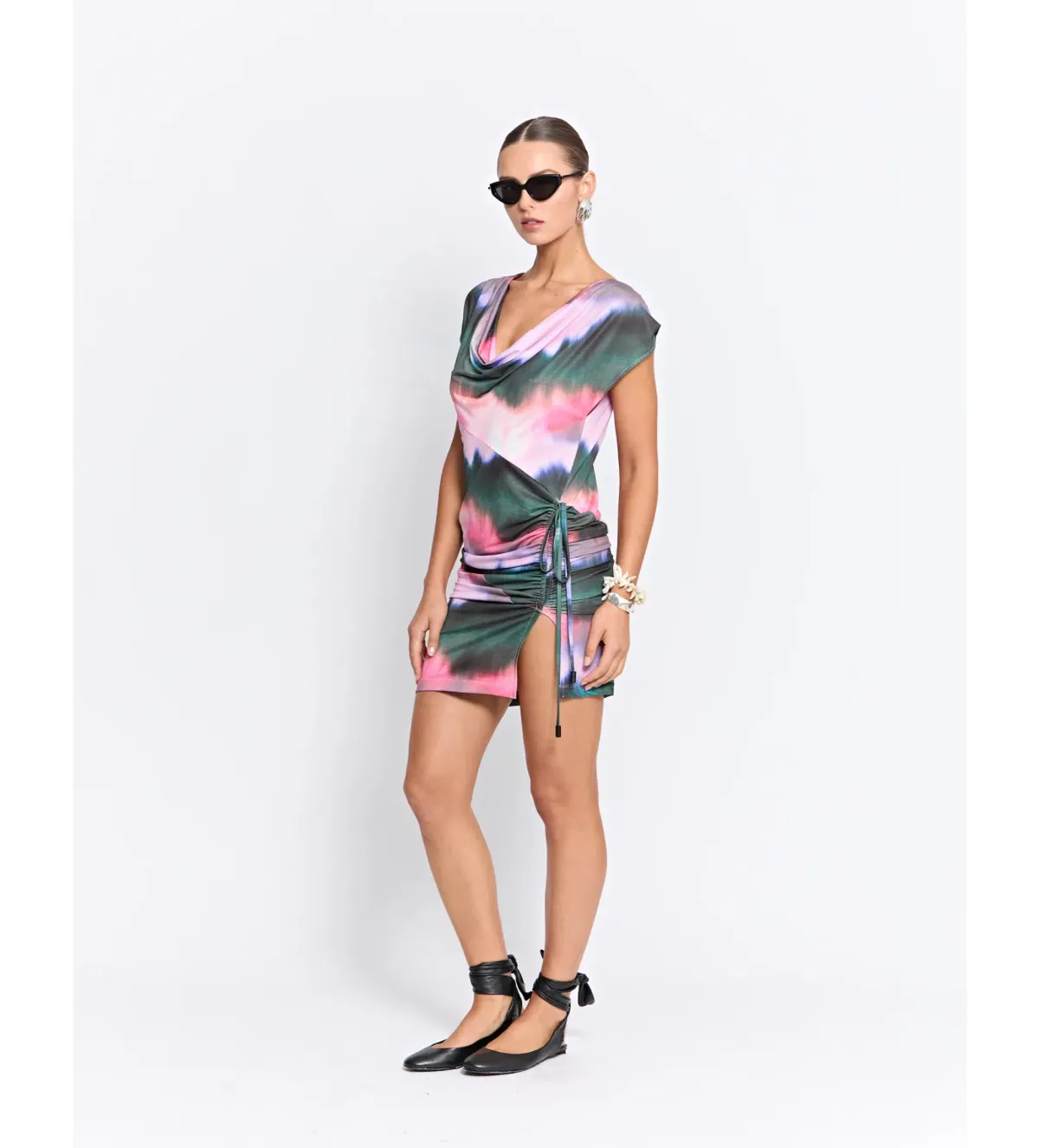 Pfeiffer Calloway Reversible Mini Dress Pink Haze Size 6 - Image 2