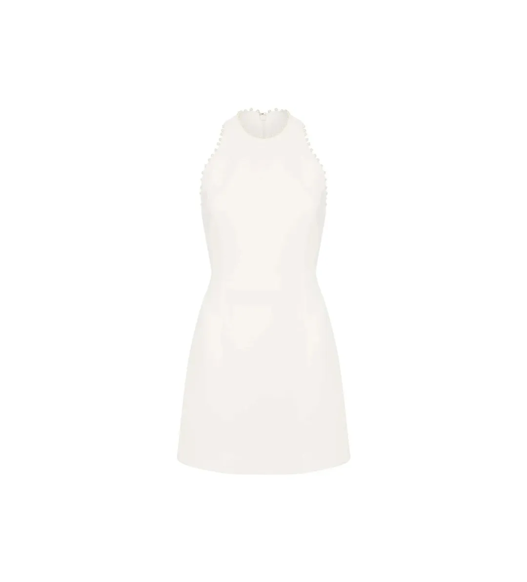 Rebecca Vallance Therese Bow Mini Dress White Size 6 for rent on The Volte - main image