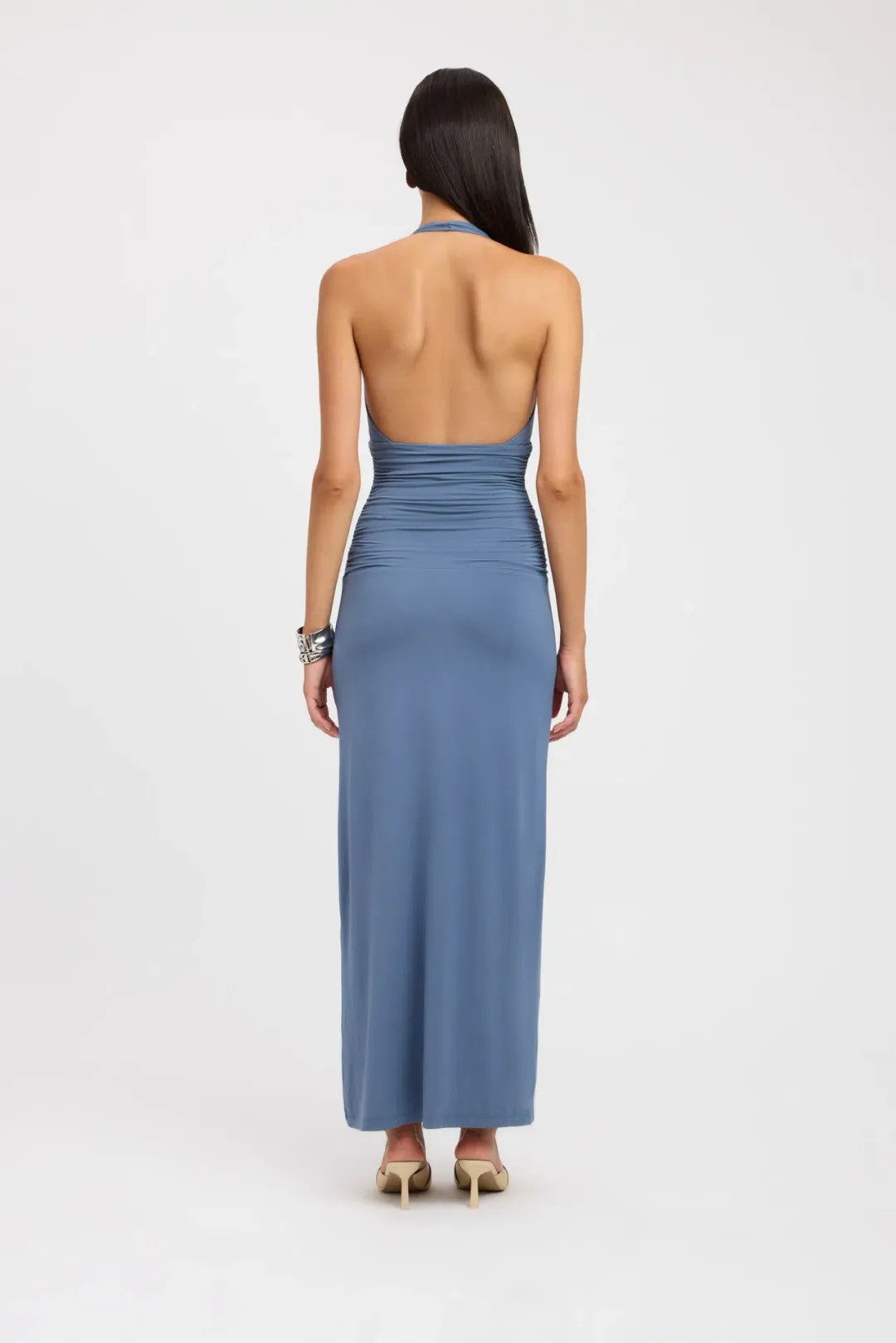 Kookai Brooklyn Maxi Dress in Blue Mist Size 38 / AU 10 for rent on The Volte - main image