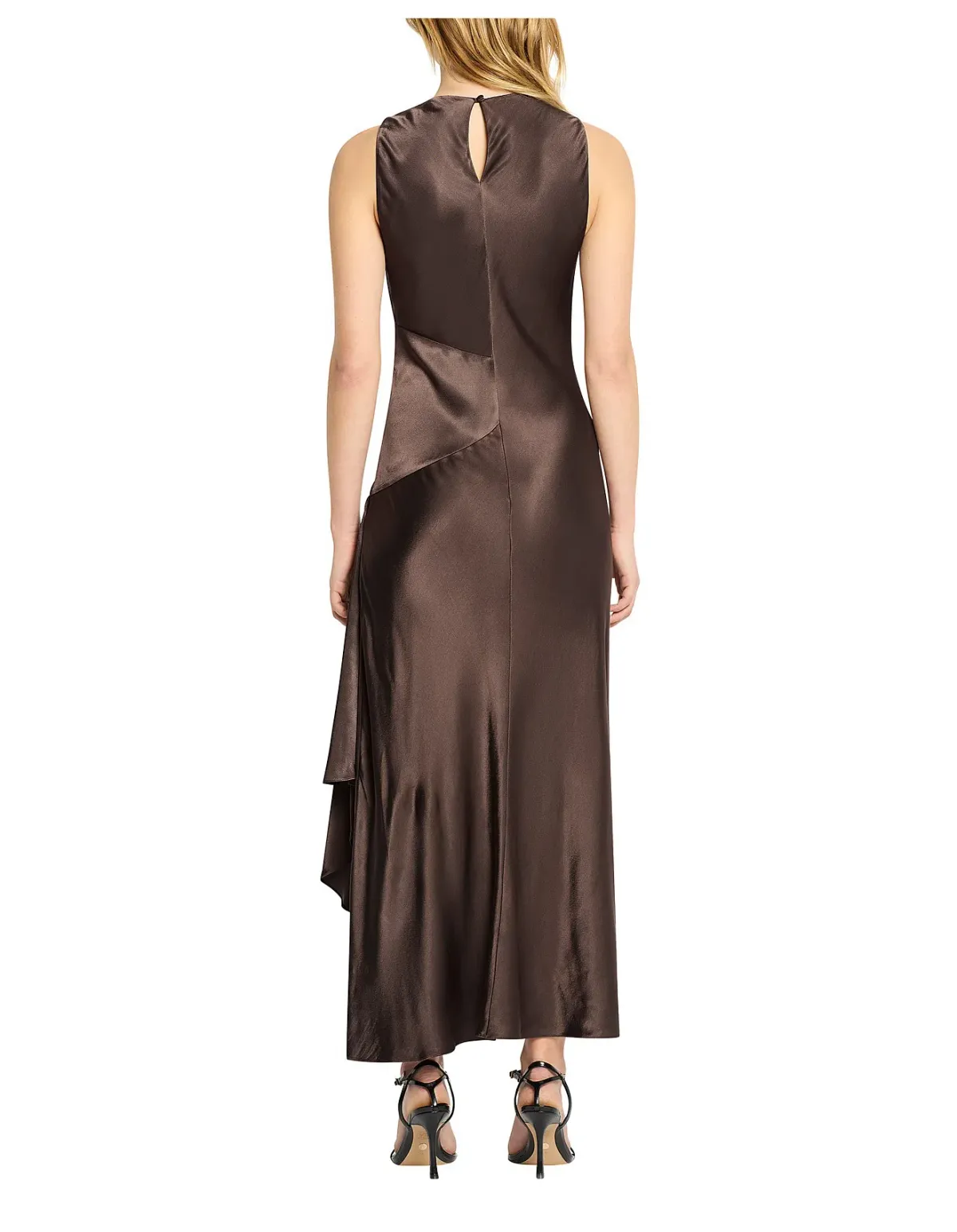 Sass & Bide Good Life Midi Dress Coffee Size 6 - Image 2