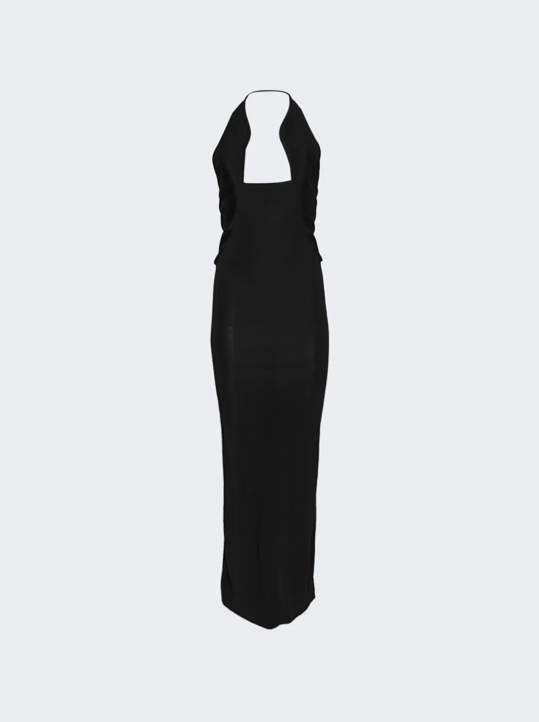 Christopher Esber Tailored Slope Halter Dress Black Size AU 6  for rent on The Volte - main image