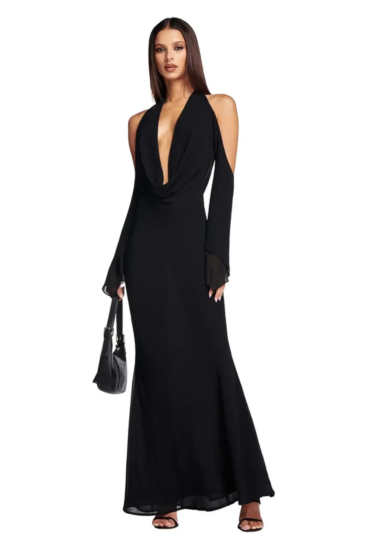 I.AM.GIA Rosanna Maxi Dress in Black Size 8 - Image 8