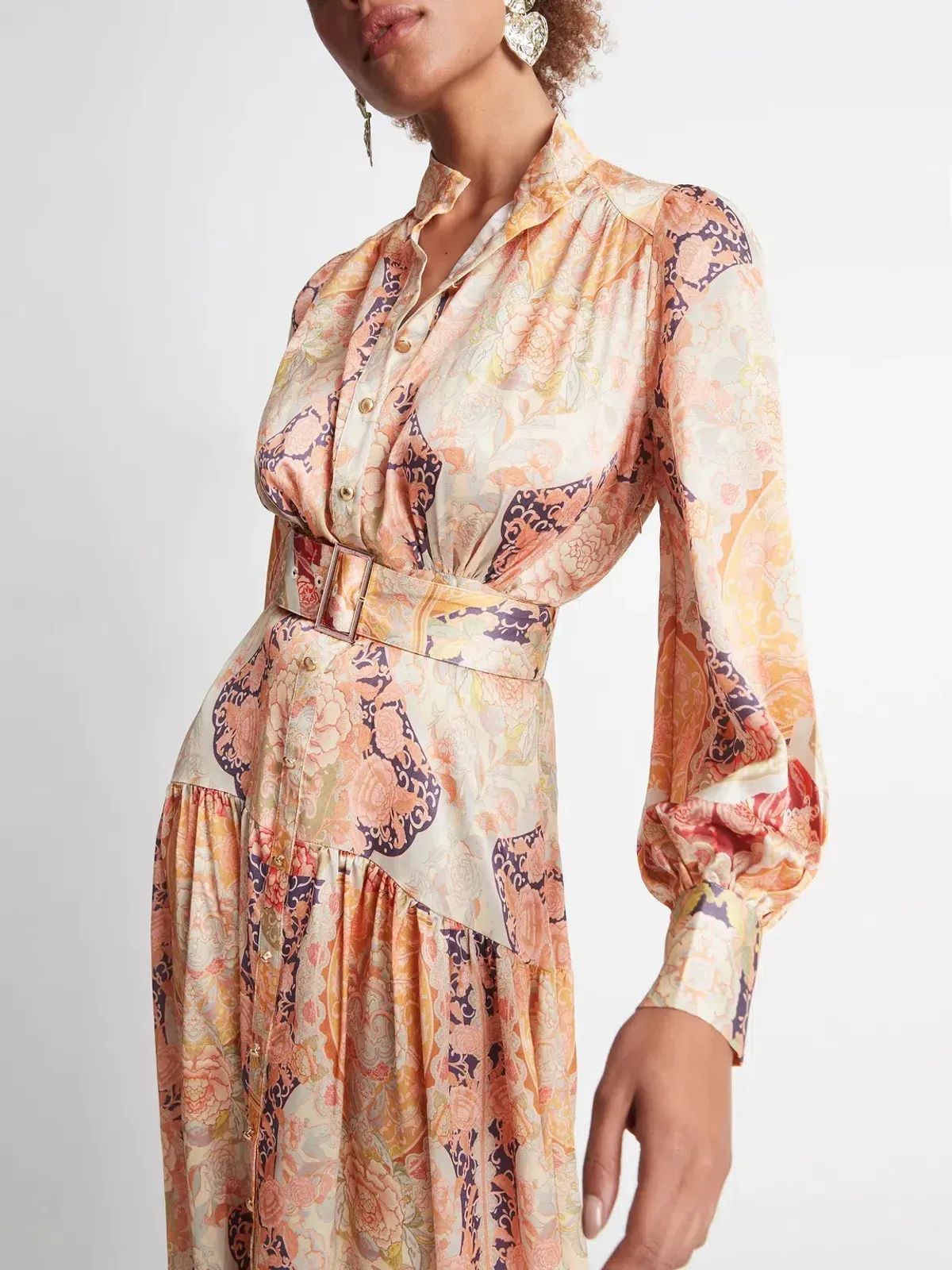 Sheike Ophelia Maxi Dress Print Size 10 - Image 2