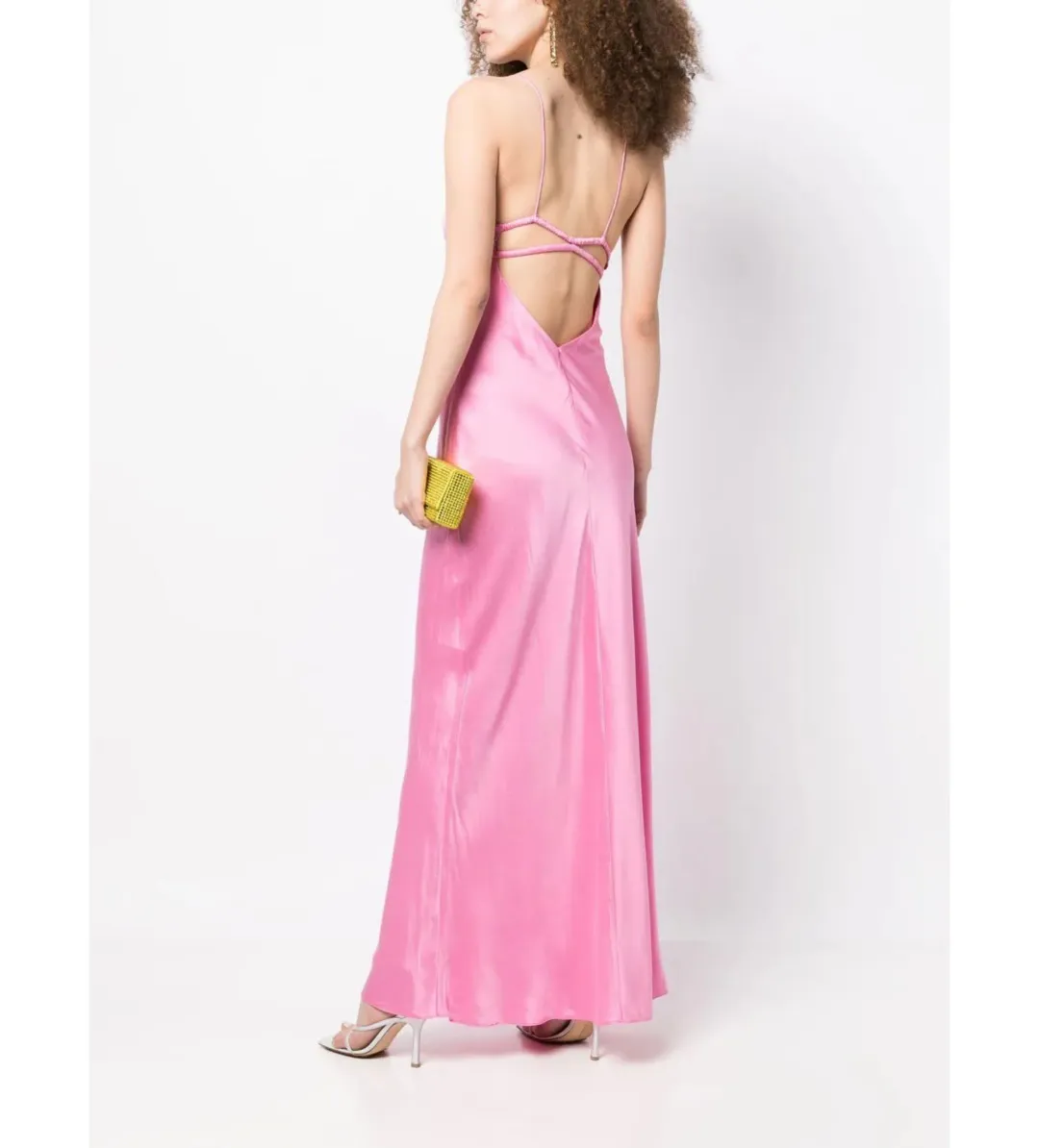Bec & Bridge Amber Maxi Dress in Candy Pink Size AU 10  for rent on The Volte - main image