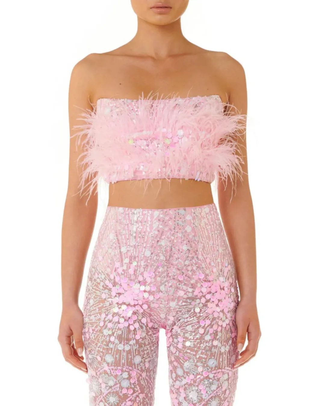 Eliya The Label Heather Top Pink Size AU 12 for rent on The Volte - main image