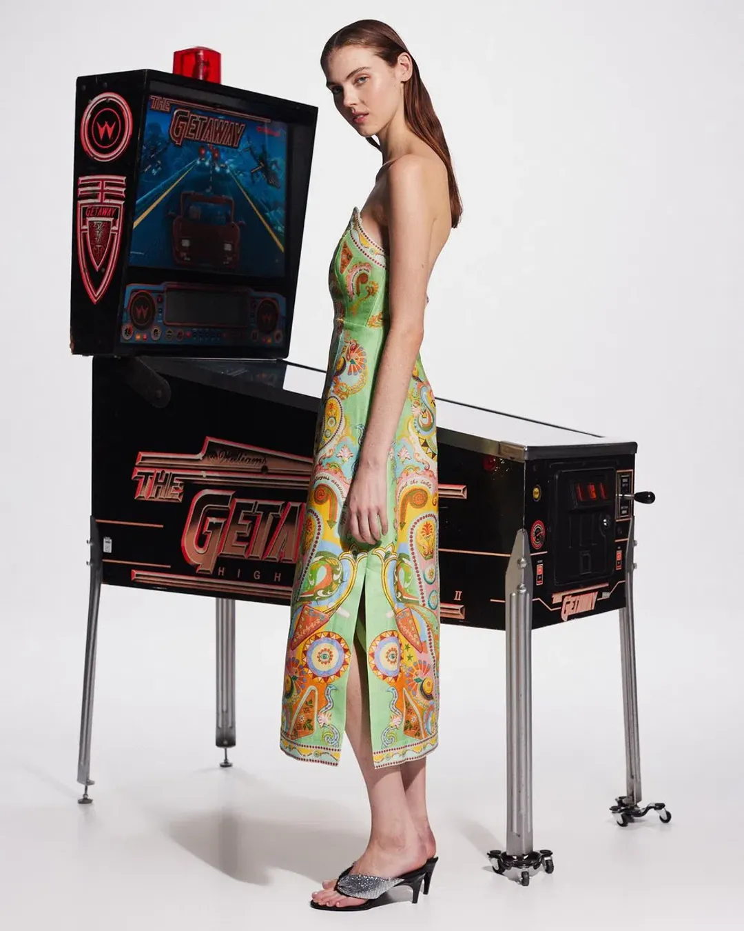 Alemais Pinball Bodice Dress Multi Size AU 12 for rent on The Volte - main image