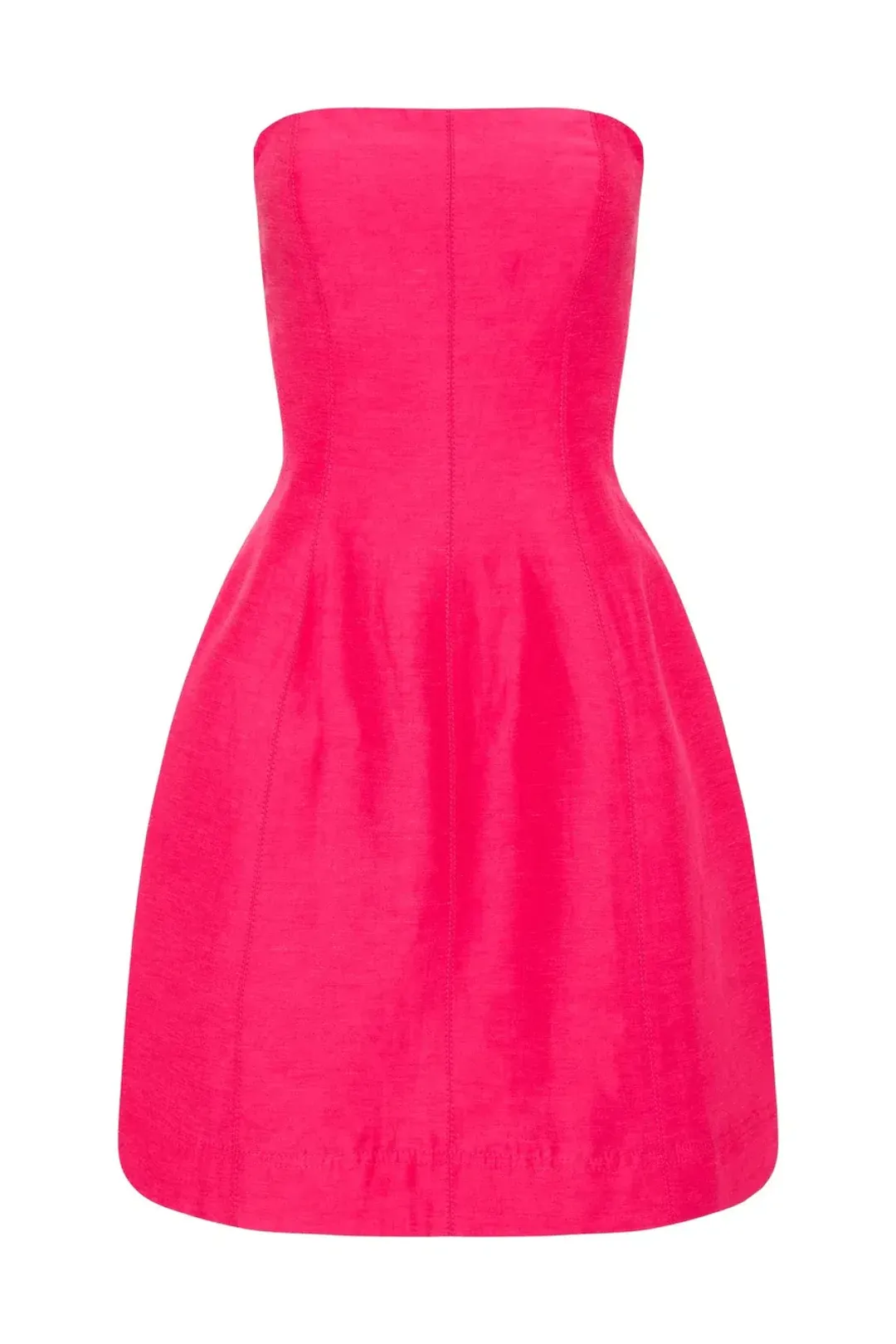 Aje Baret Mini Dress Pink Size AU 6 for rent on The Volte - main image