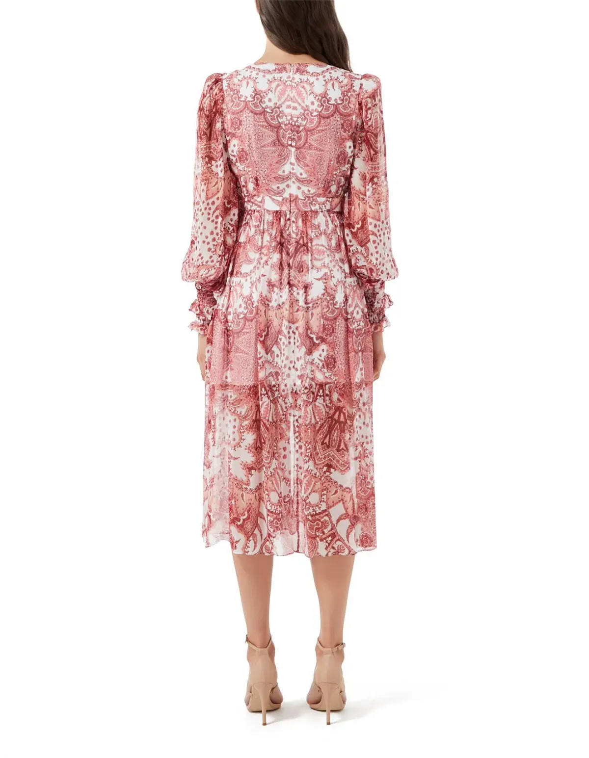 Thurley Charmed Midi Dress Print Size 10 - Image 3