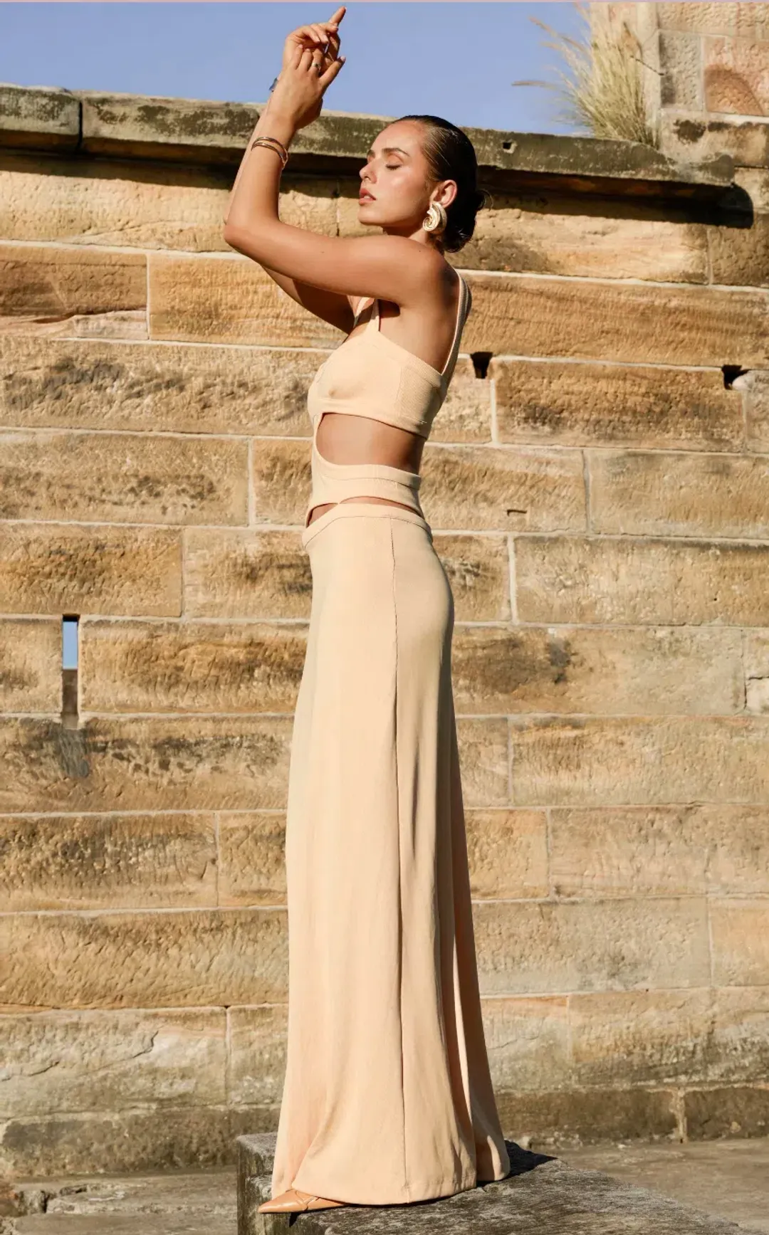 Arcina Ori Jetta Dress in Butter Size 6 for rent on The Volte - main image