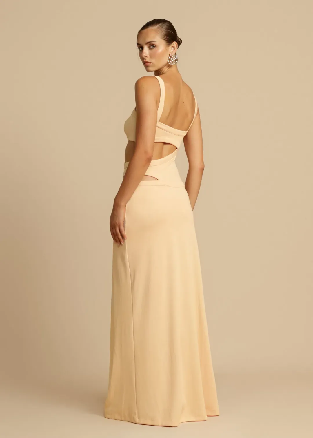 Arcina Ori Jetta Dress in Butter Size 6 for rent on The Volte - main image