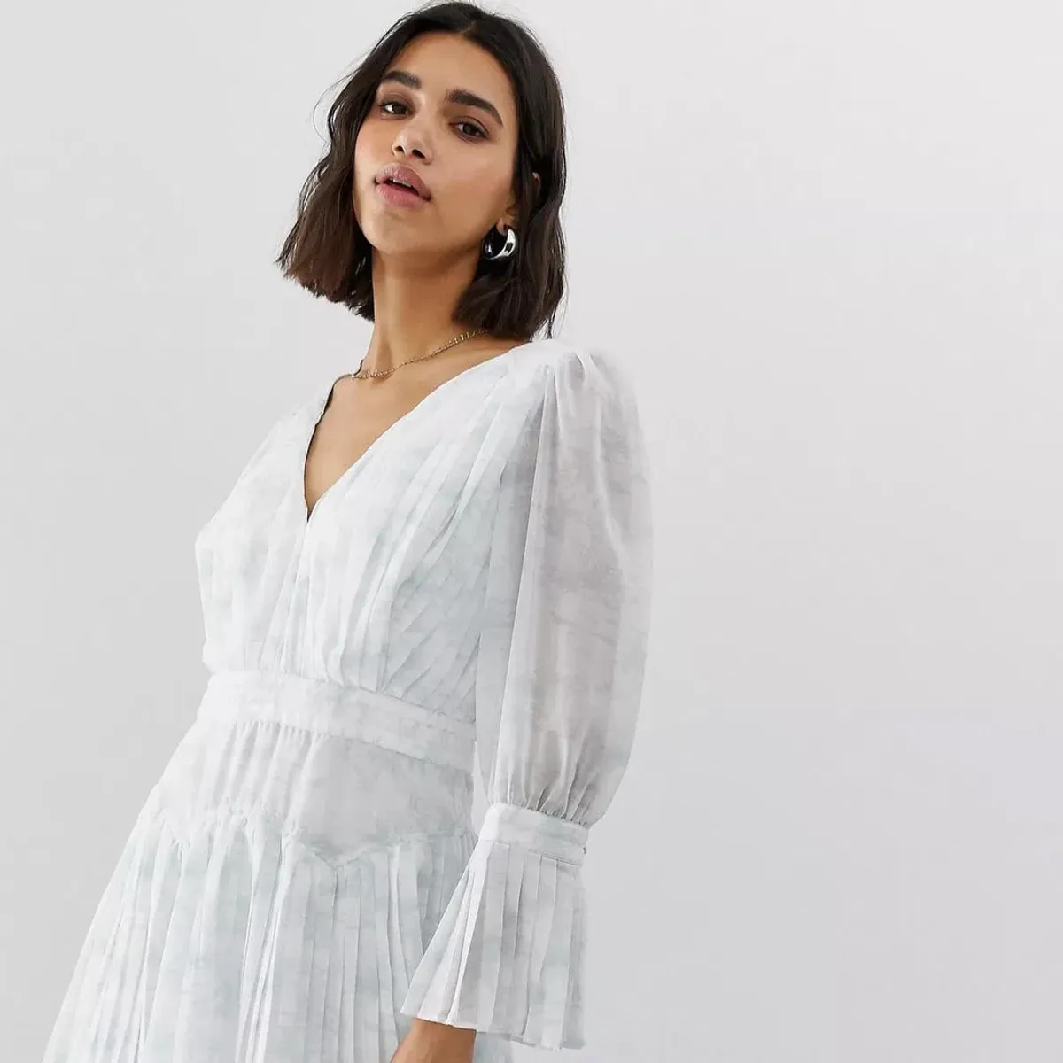  Stevie May Sky Settlement Mini Dress White Size 10 - Image 4